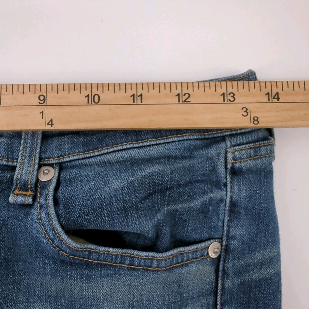 Rag & Bone Jean Womens 28 Skinny Jeans Blue Stretch Denim Made‎ USA W1602K520 - Picture 6 of 14